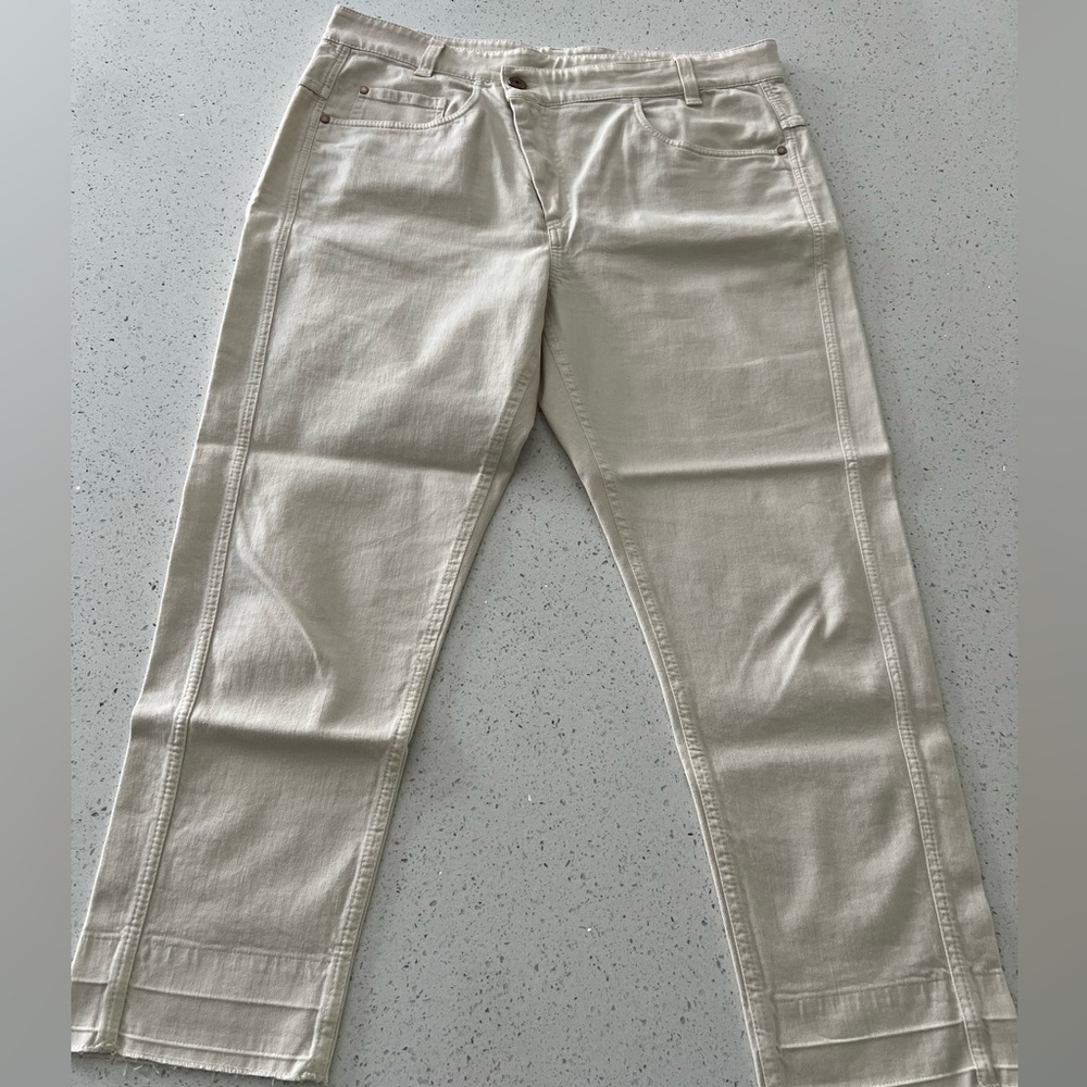 Brunello Cucinelli - Cropped Jean Raw Edge